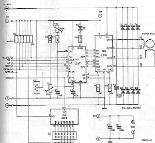 Stepper Motor Driver Circuit Diagram