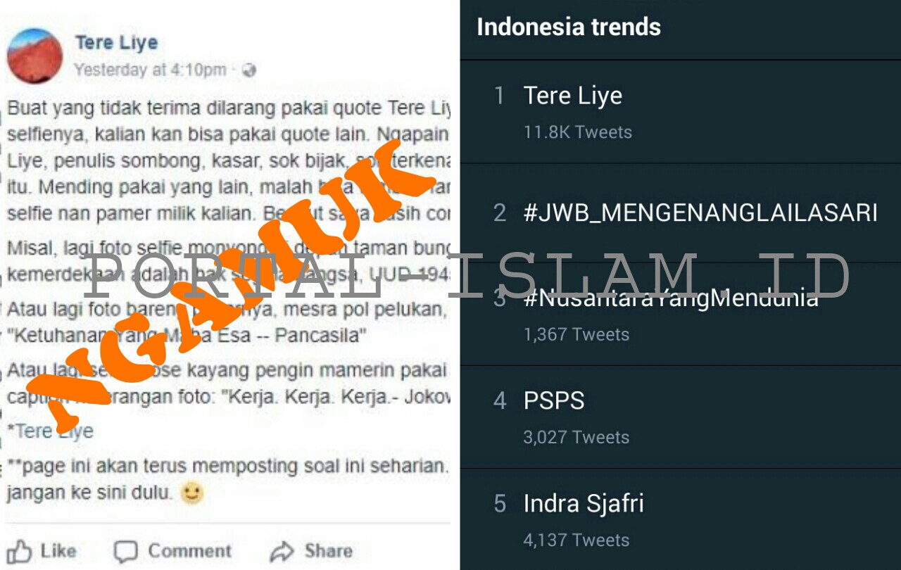 Kata Tere Liye Islami - Nusagates