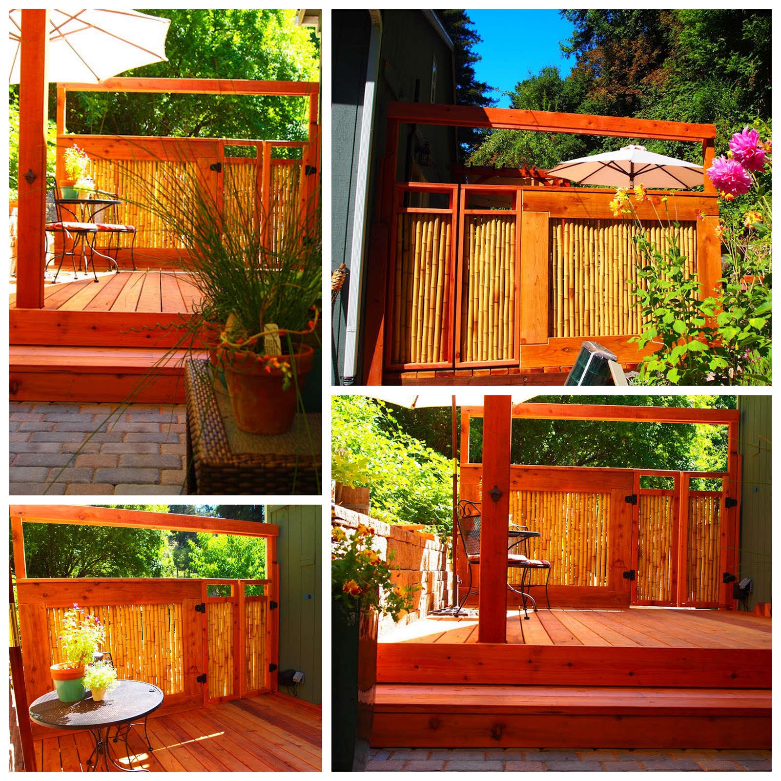 Before & After Beautiful Bamboo Fence 2