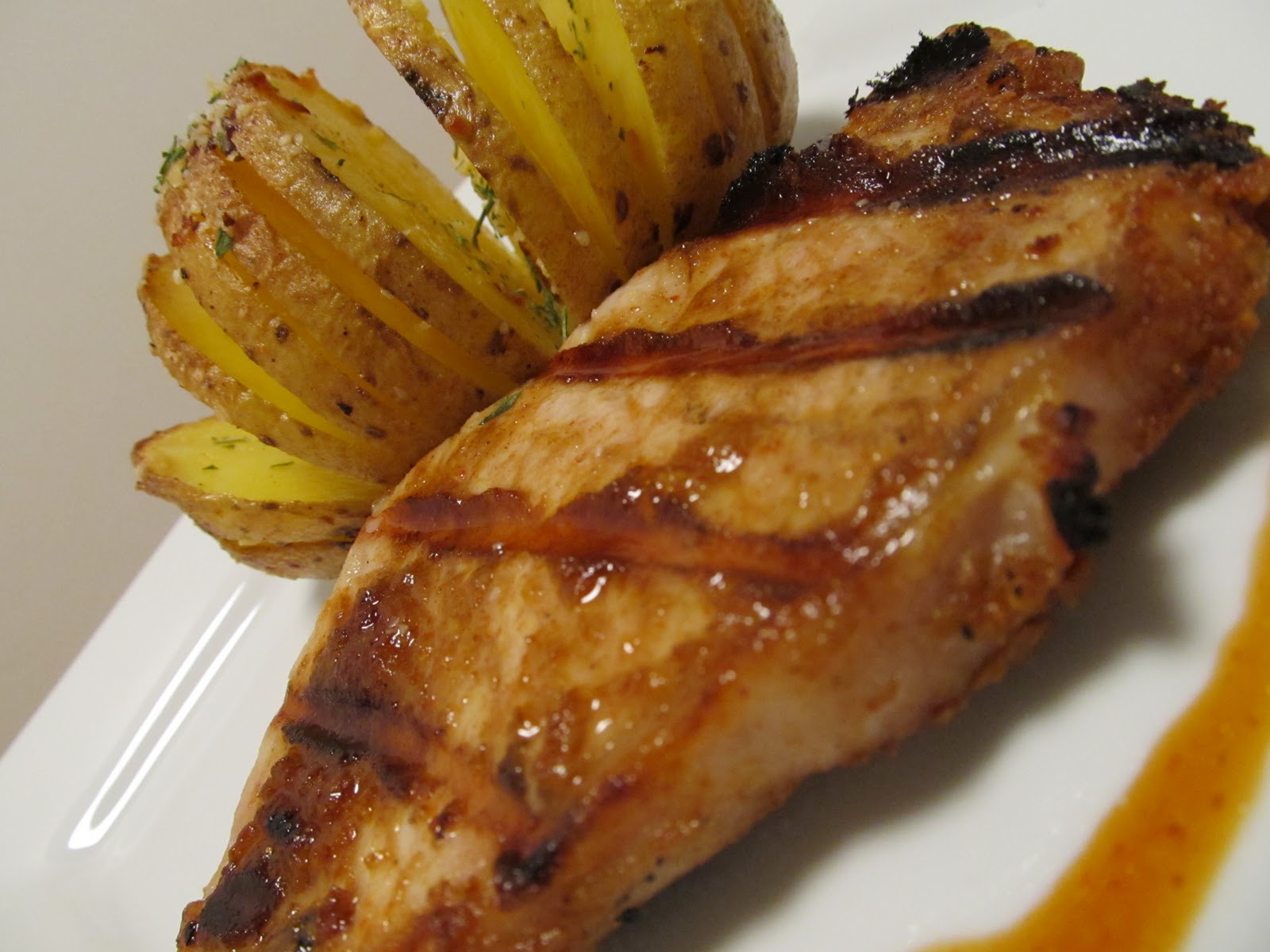 Jenn's Food Journey Peanut Satay Pork Chops with Spicy Dipping Sauce