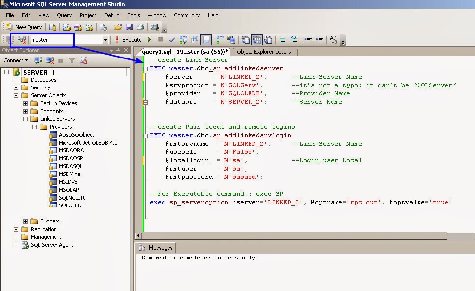 sharing: How To Added Linked Server in SQL Server