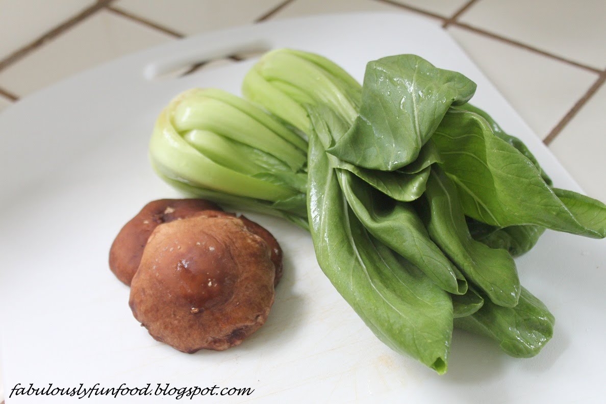 Fabulously Fun Food Secret Recipe Club Baby Bok Choy with Shitake