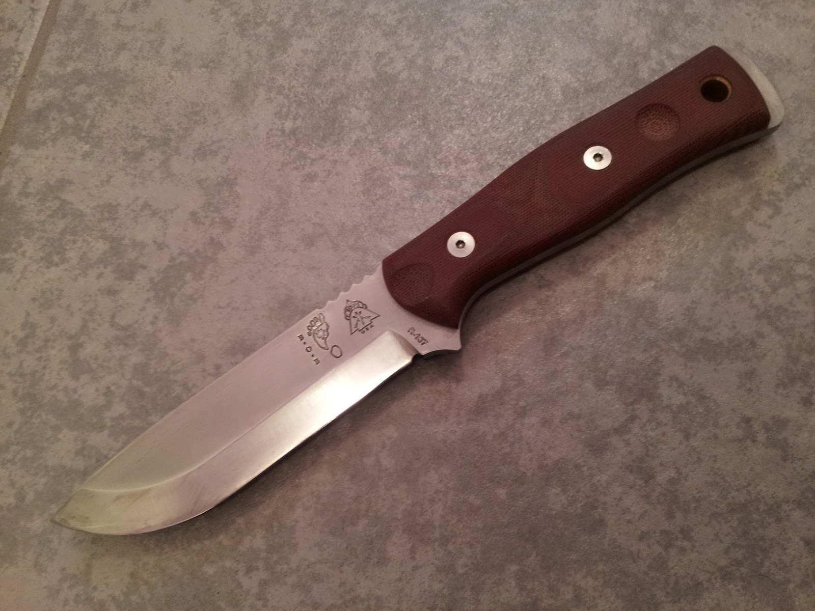 Wilderness Skills Journal TOPS B.o.B. Fieldcraft Knife, Etched