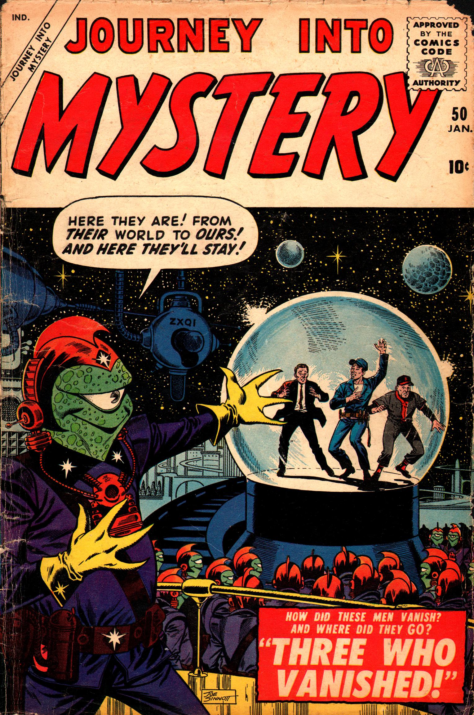 Read online Journey Into Mystery (1952) comic -  Issue #50 - 1