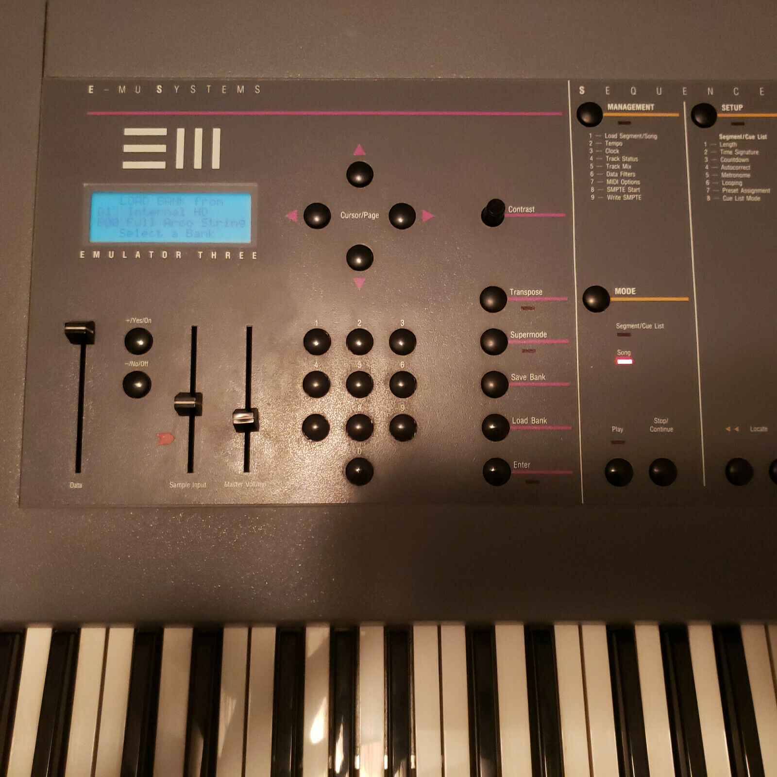 MATRIXSYNTH EMU Emulator III EIII Keyboard Sampler Synthesizer with
