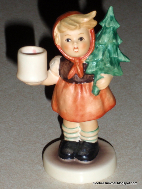 Goebel Hummel: #116 Advent Girl With Fir Tree Hummel Figurine TMK6