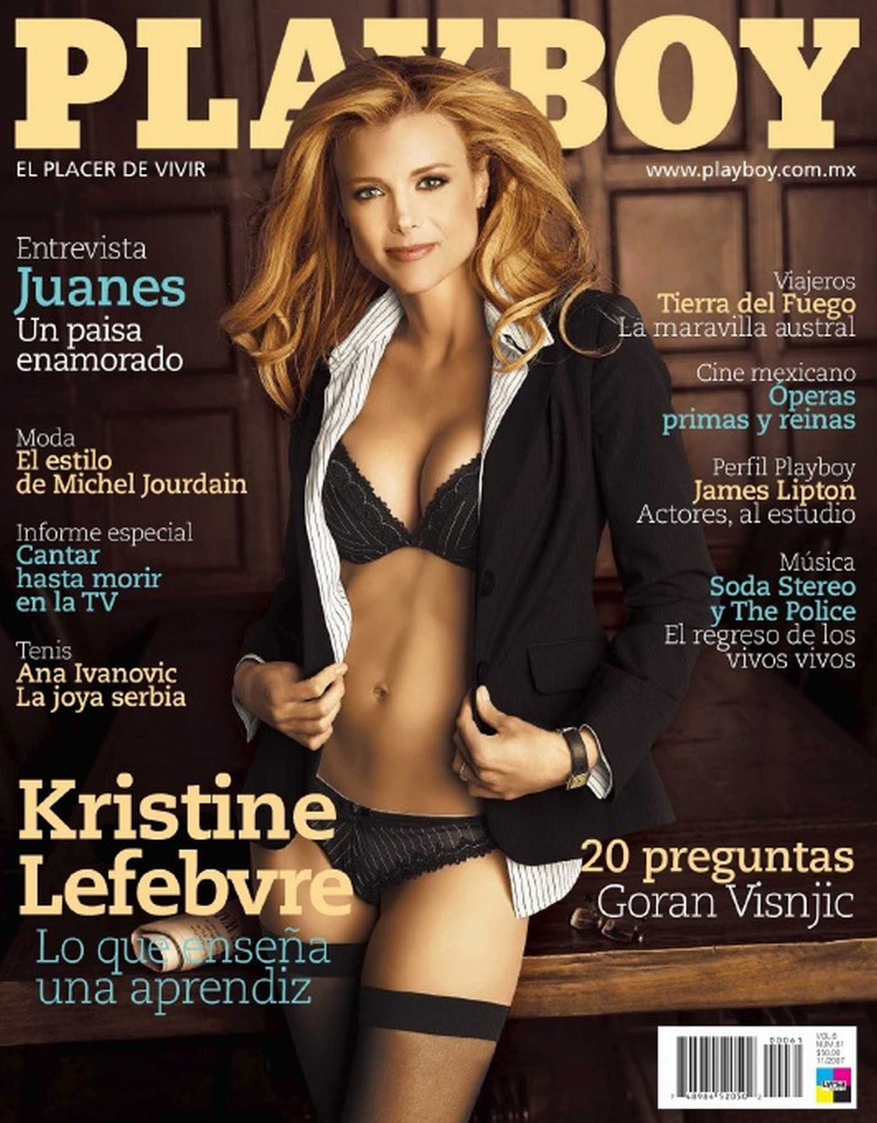 Kristine Lefebvre en Playboy H para hombres y H extremo full