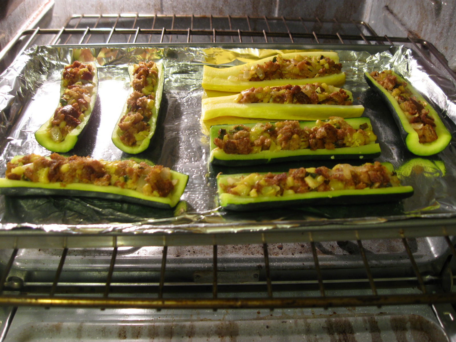 Such and Such on Food Stuffed Zucchini with Bread Crumbs