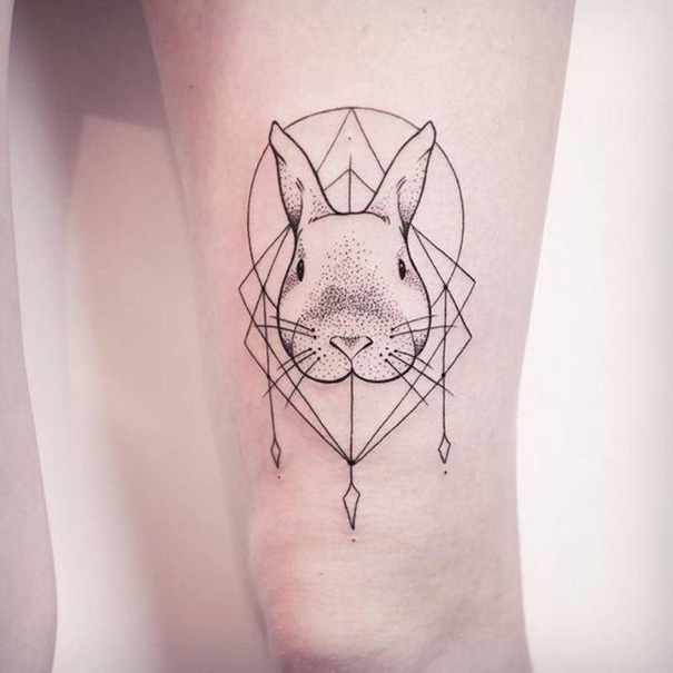 tatuagens femininas de coelho tatuagens femininas de coelho