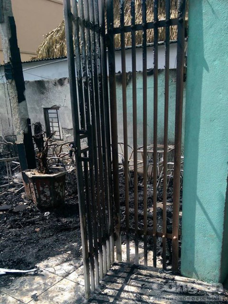 Chay quan ca phe nghi bi dot, thiet hai hon 300 trieu dong - Anh 2