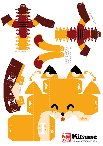 Kiki Fox Papercraft