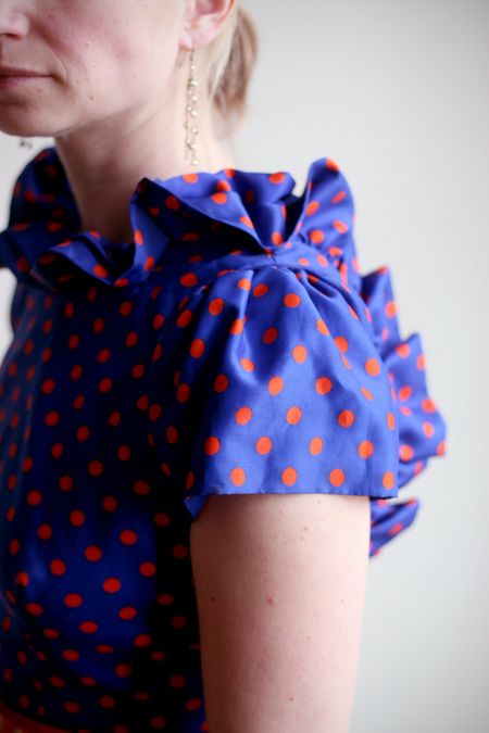 Vintage Polka Dot Dress, Refashioned - Say Yes