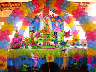 Decoracion Tinkerbell para Fiestas Infantiles, parte 3