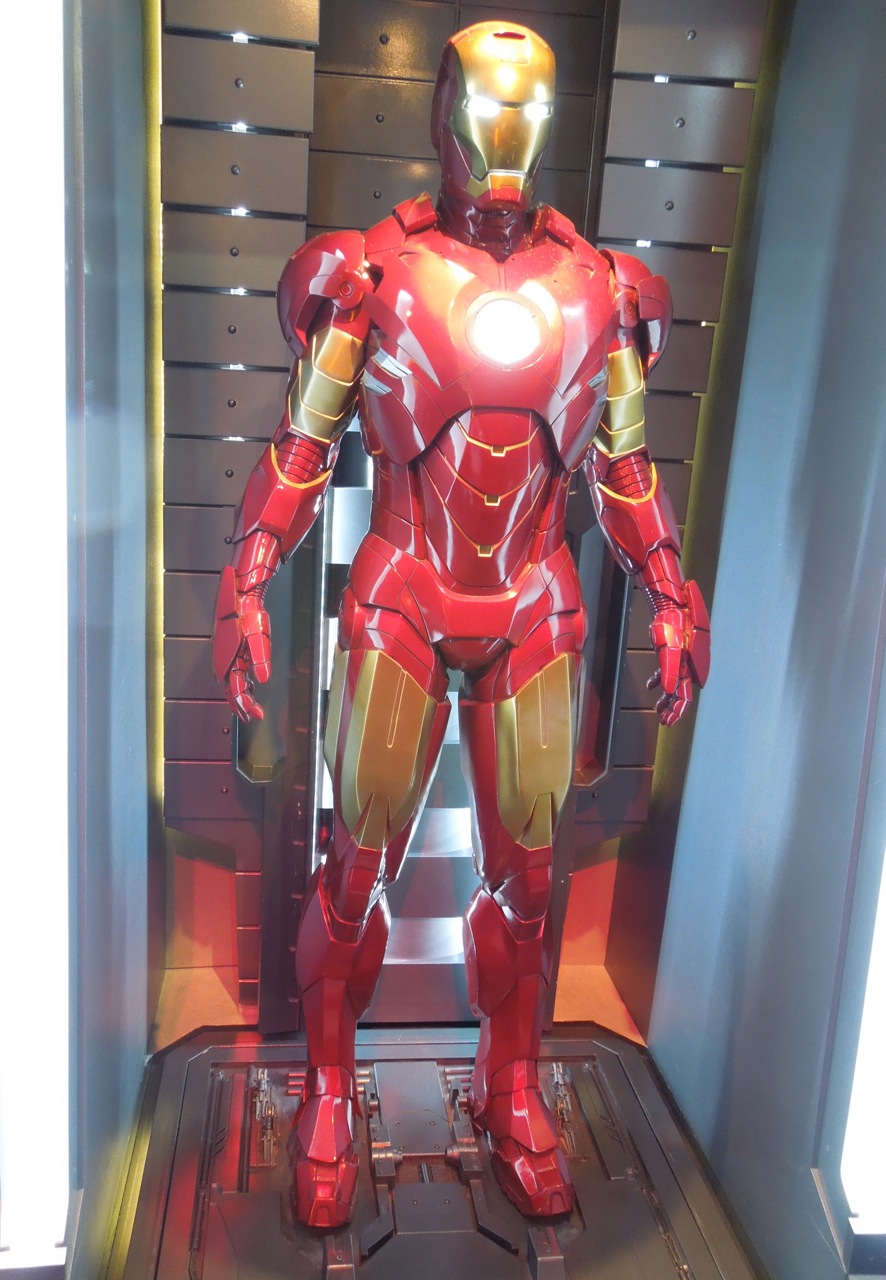 Iron Man Mark IV suit on display...