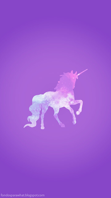 3 Fondos de Unicornio violeta
