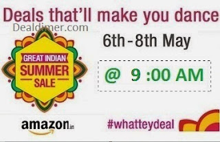 Amazon WhatTeyDeal Great Indian Summer Sale - 8AM to 10AM Deals