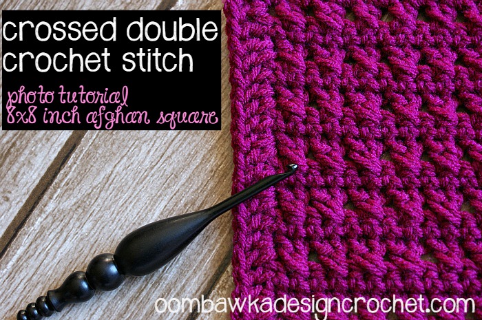 Crochet Tulip Stitch Pattern and Tutorial • Oombawka Design Crochet