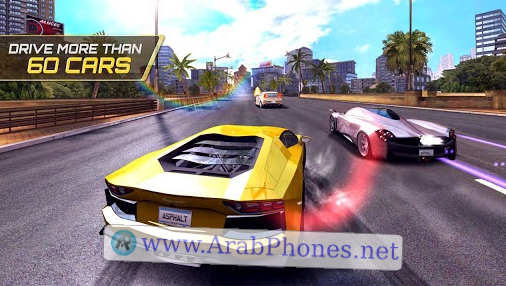 تحميل لعبة السيارات Asphalt 7 Heat معدلة مكركة مهكرة وجاهزة للأندرويد