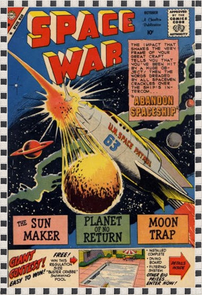 CAPAS DE GIBI  COVERS COMICS- SPACE WAR