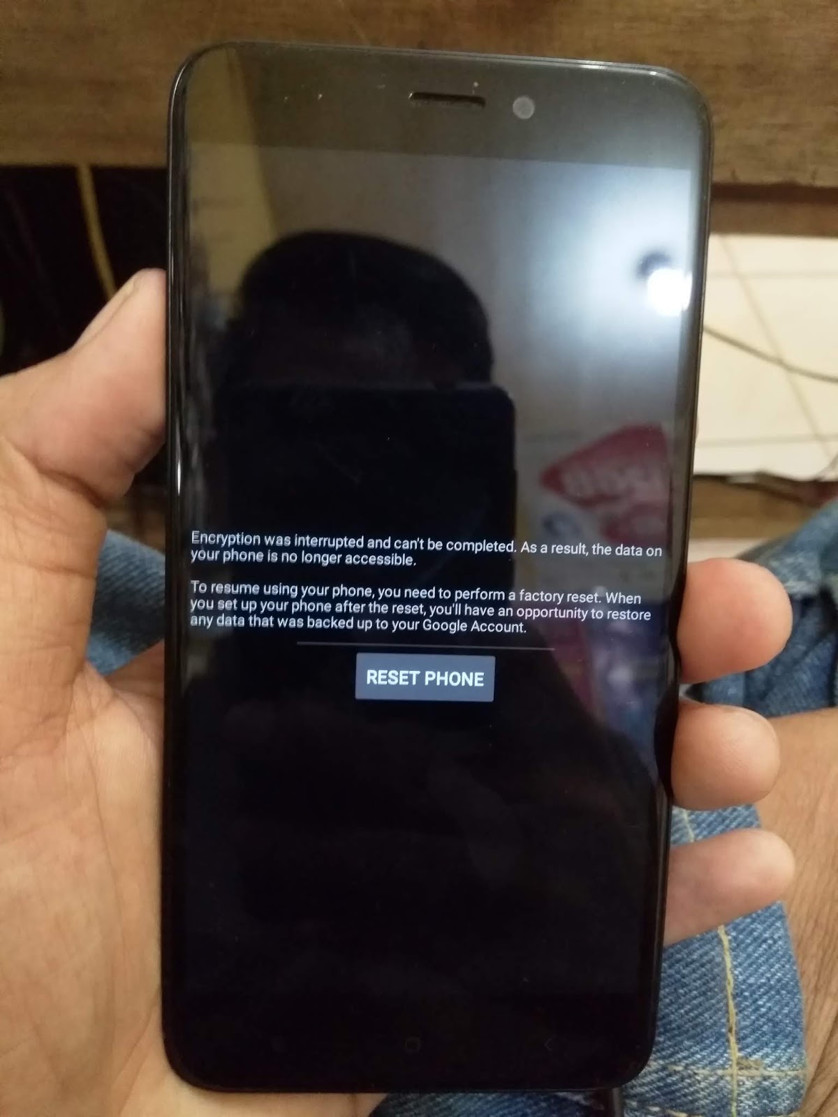Mengatasi Xiaomi redmi 4x Santoni bootloop, lupa pola