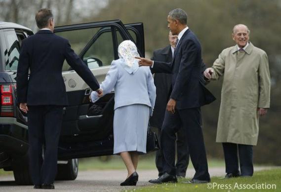 Photos: Queen Of England Host Michelle & Barack Obama To Lunch At Windsor Castle