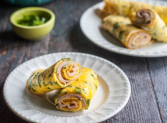 Herb Turkey Egg Wrap Herb Turkey Egg Wrap