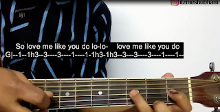 Love Me Like You Do Guitar Tabs Ellie Goulding