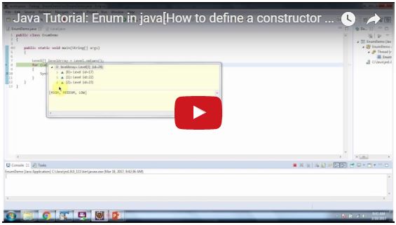 JAVA EE: Java Tutorial: Enum in java[How to define a constructor and ...