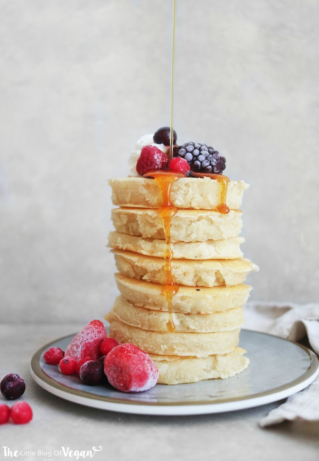 Easy fluffy vegan pancake recipe | The Little Blog Of Vegan