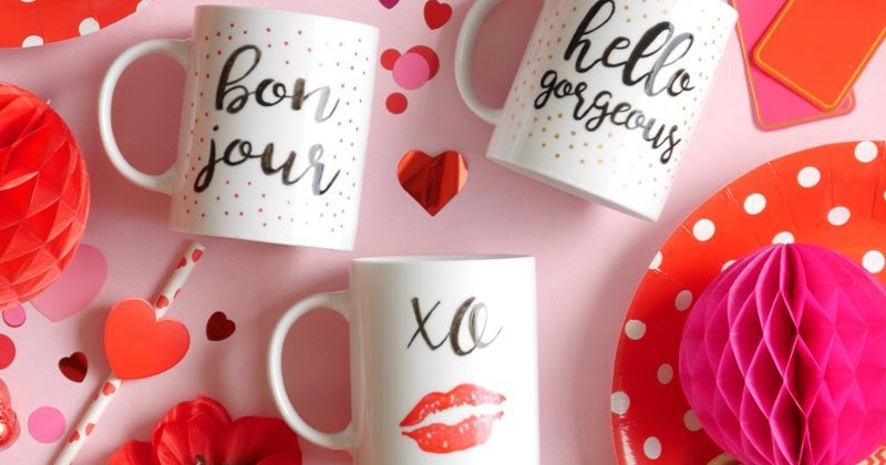 DIY Valentine's Day Gifts  Kid Friendly Mugs! 