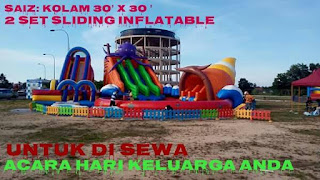 Inflatables bouncing castle Malaysia: sewa permainan hari 