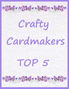 So pleased to have been chosen at Crafty Cardmakers