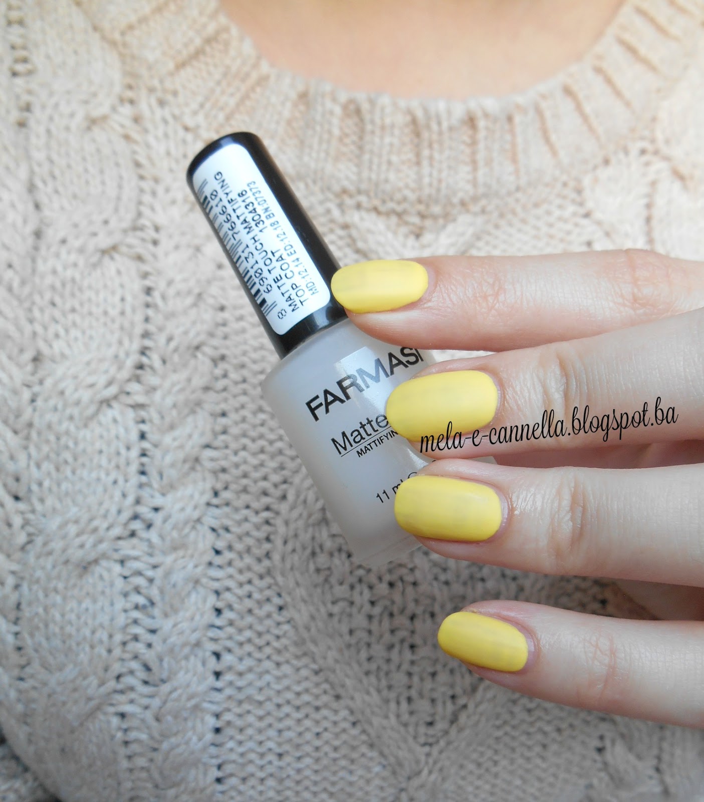 melaecannella Farmasi Matte Touch MATTIFYING TOP COAT
