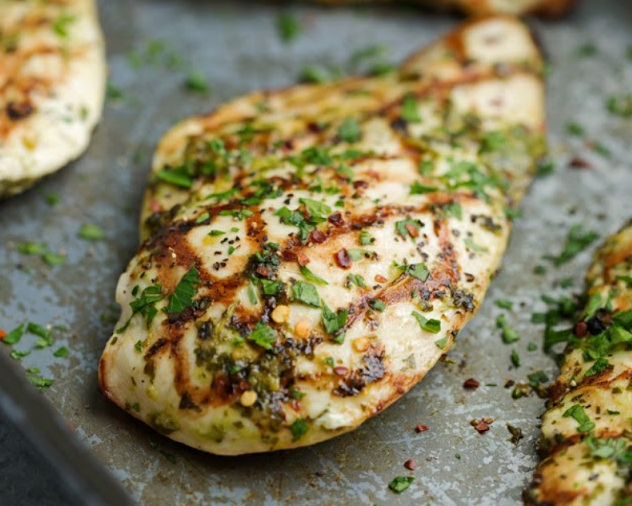 Easiest Grilled Chimichurri Chicken