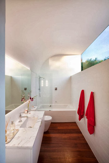 Bath design Modern House Renovation in Australia