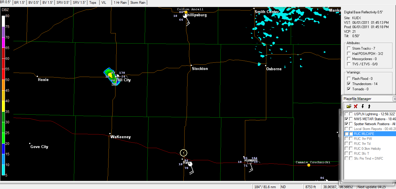 The Original Weather Blog Turning North on 183 from Hays