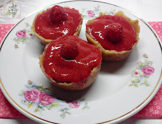 Pastelitos Veganos de Frambuesa y Chocolate.