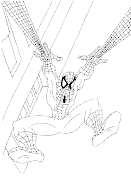 Homem Aranha para colorir
