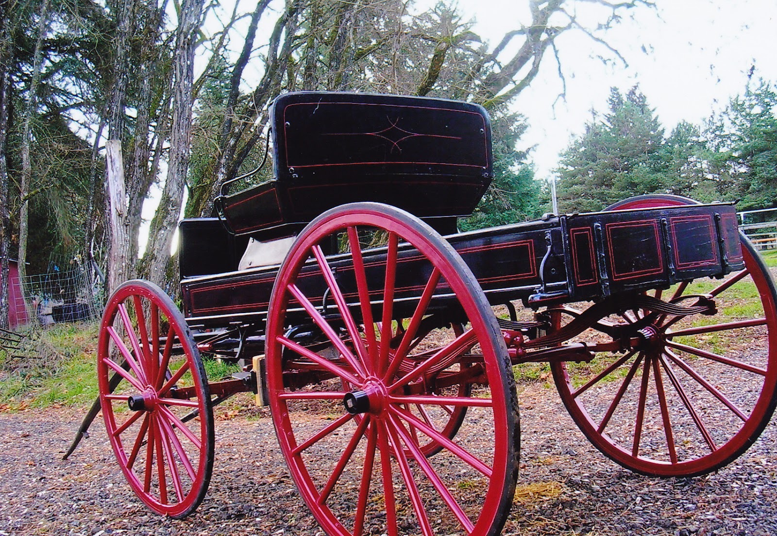 Horse Drawn Wagon Restoration Tailgate