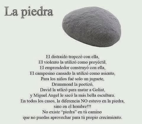 Frases Célebres: La Piedra