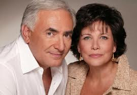 head shot of Dominique Strauss-Kahn and Anne Sinclair