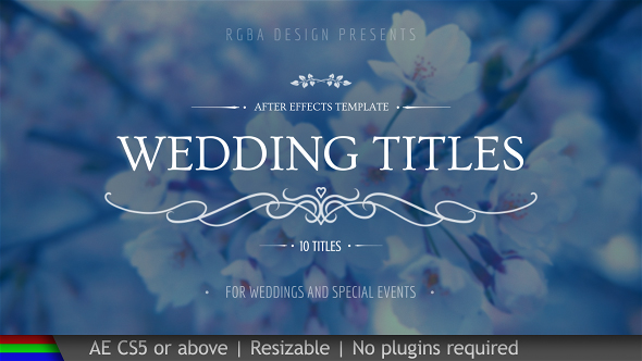 wedding titles free after effects templates free download after