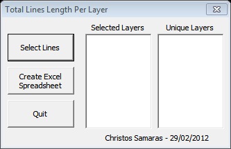 AutoCAD – Calculate The Total Length Of Lines