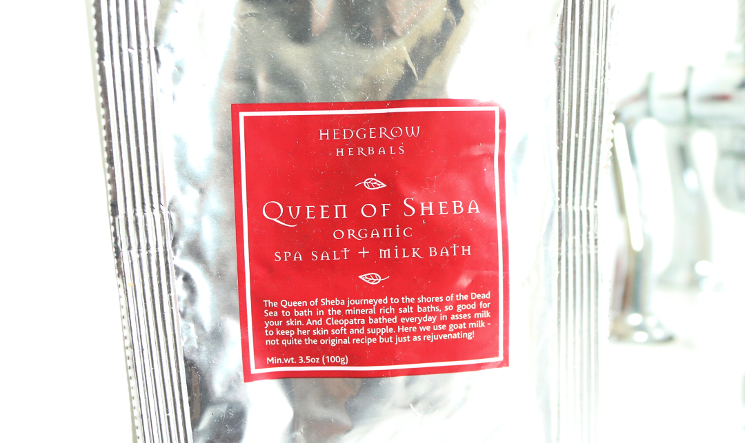 Simply Soaps - Hedgerow Herbals Queen Of Sheeba Organic Spa Salt & Milk Bath review