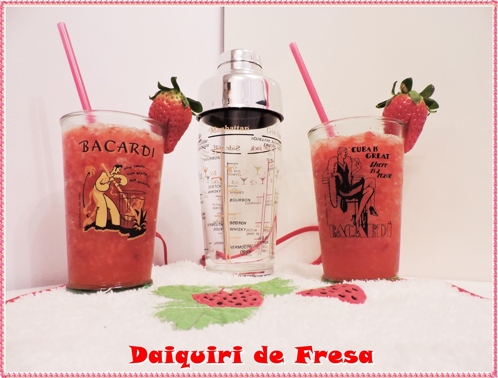 Fogones y Melones Daiquiri de Fresa (y cómo hacer un ron de fresas