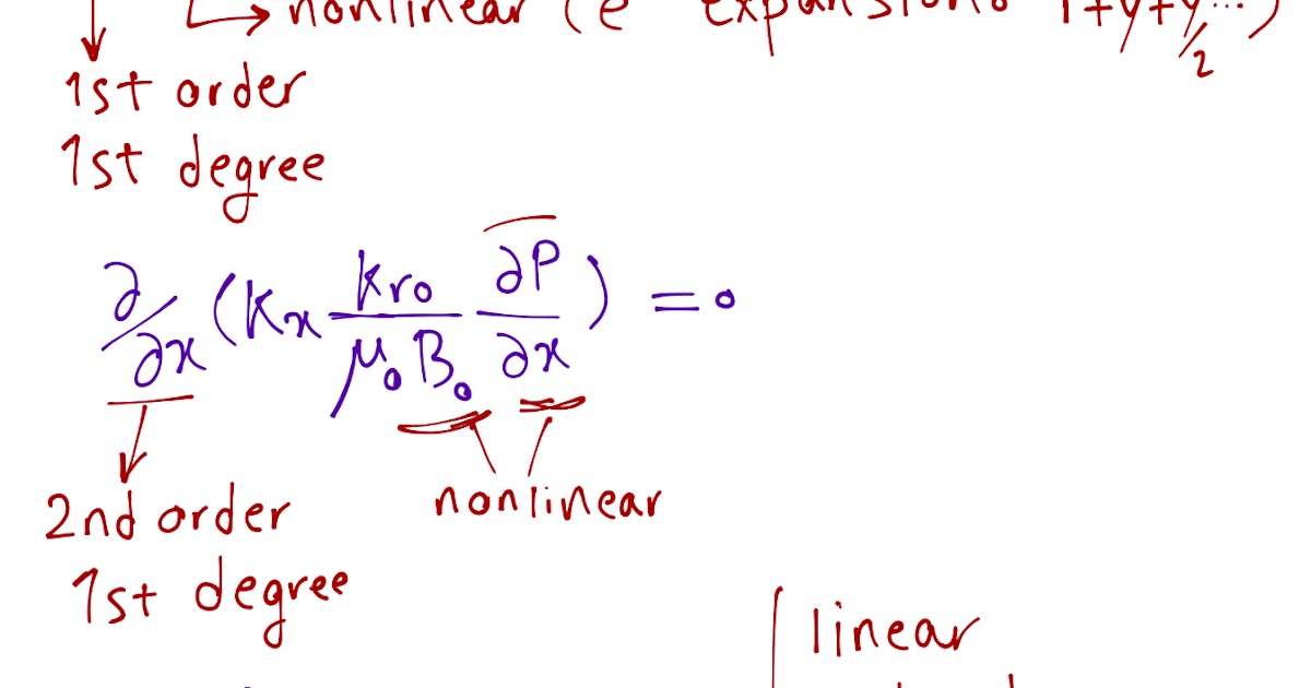 difference between linear and ordinary differential equations