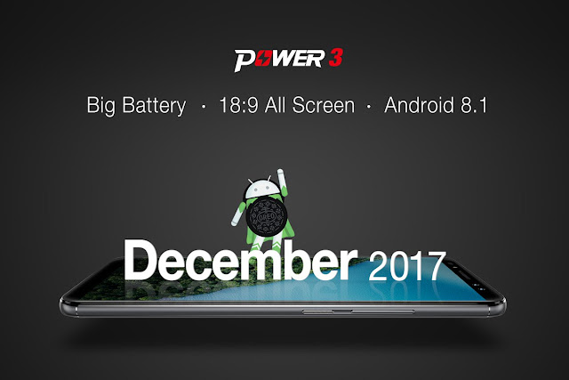 Ulefone Power 3 is the 1st phone with 6100 mAh battery running on Android 8.1 Oreo.