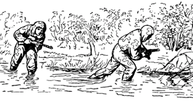 Скрытное передвижение. Передвижение разведчиков. Техники бесшумного движения. Скрытное передвижение. Передвижение в лесу.