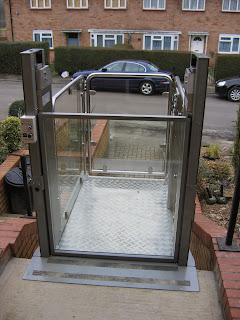 View from top of domestic Step Lift