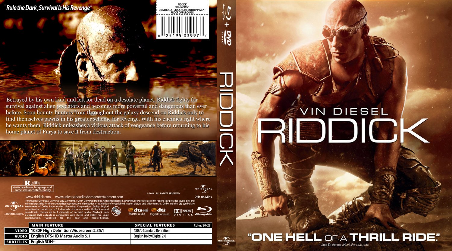 Ріддік Розширена версія / Riddick Extended Cut 2013